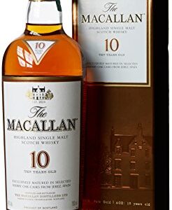 Macallan 10 Year Old Sherry Oak Highland Single Malt Whisky, 70 cl